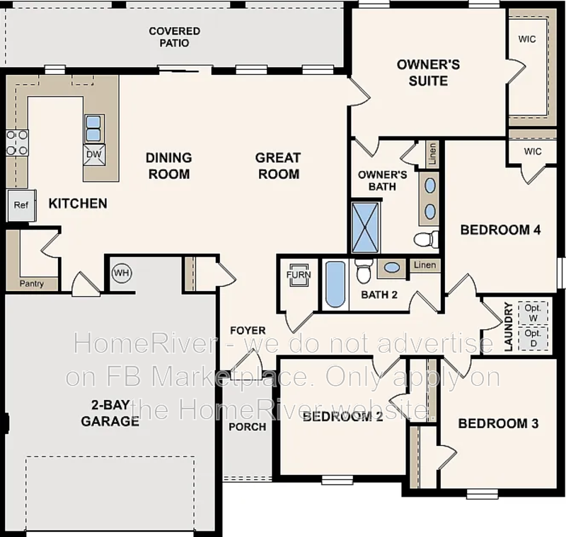 Available Now! Amazing 4 bedroom 2 bath home! property image