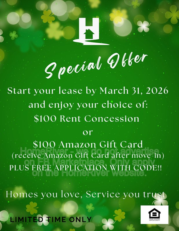 Available Now! Amazing 4 bed 2 bath home! property image