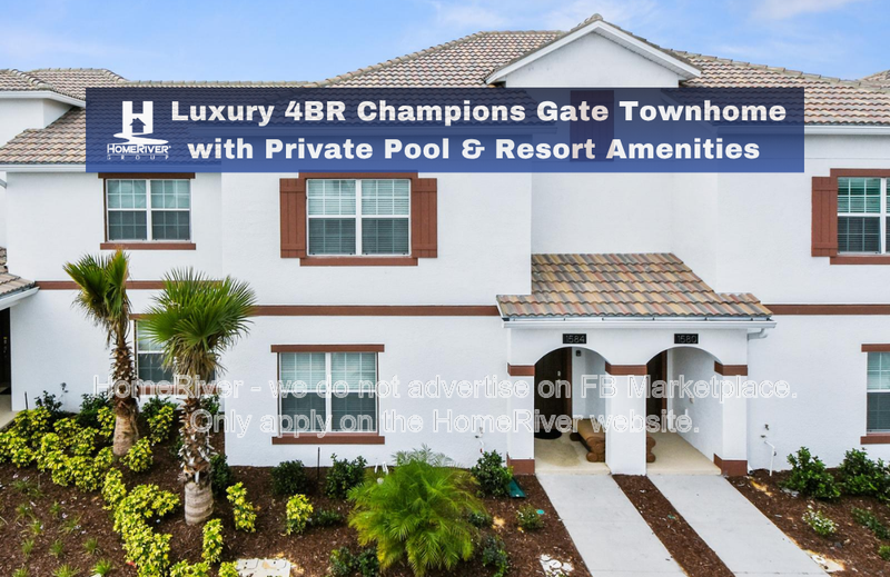 Resort-Style Living! 4BR Townhome w/ Private Pool in Champions Gate property image