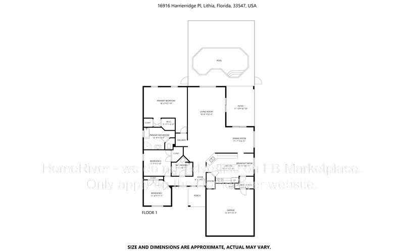 Spacious 3BR Pool Home - Pet Friendly -  Fishhawk Living property image