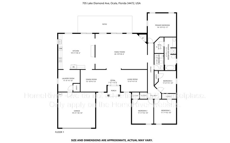 Apply Now!!! 705 LAKE DIAMOND AVE, property image